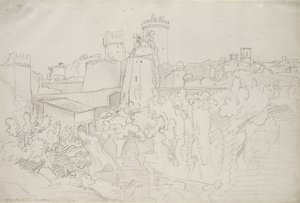Stenmurar och torn i Nepi, 1807